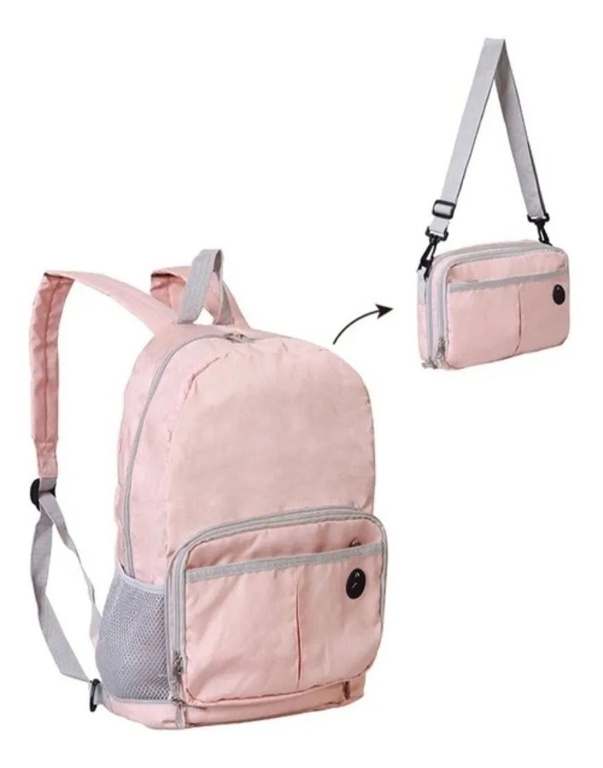 Fashion mochila plegable morral