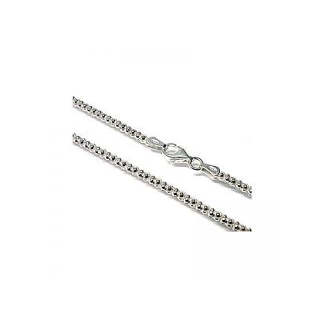Social ARITZI - Collar - Fina Plata De Ley 925 - Cadena Cola