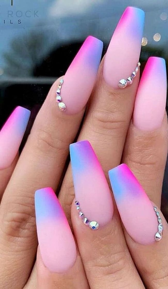 Moda Unhas degrade