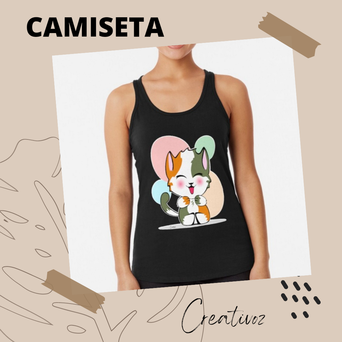 Moda Camiseta bbd cat