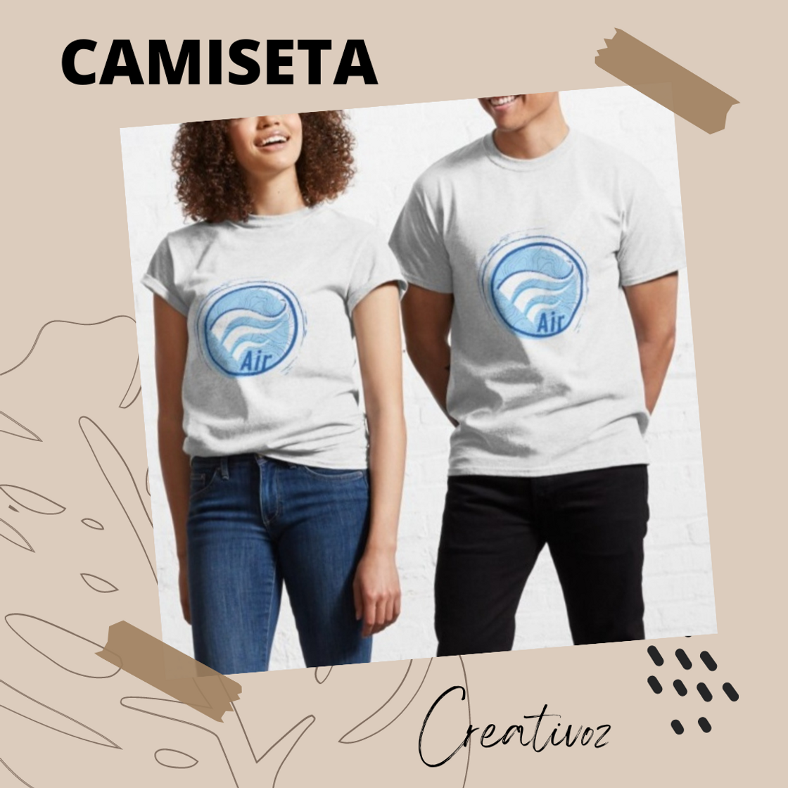 Moda Camisetas circulo air