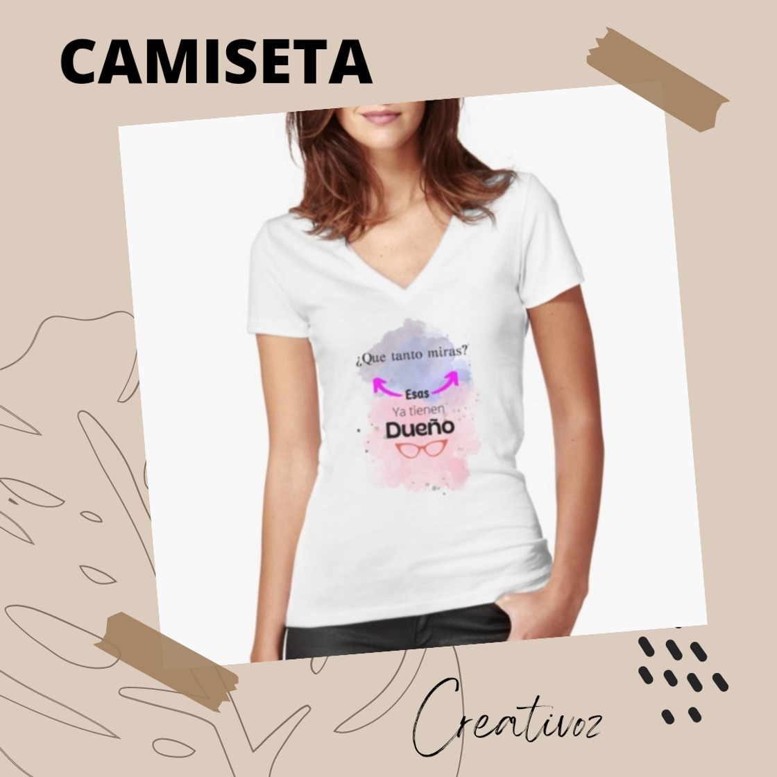 Moda Camiseta que miras