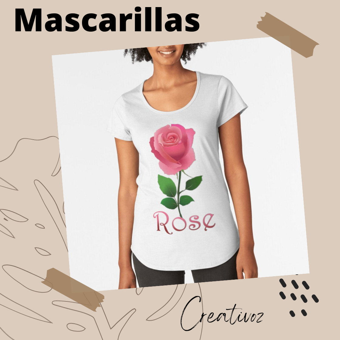 Moda Camisetas rose