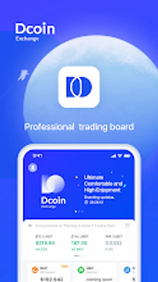 Apps App Dcoin wallet y Exchange