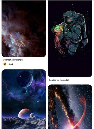 Tablero Pinterest - Universo