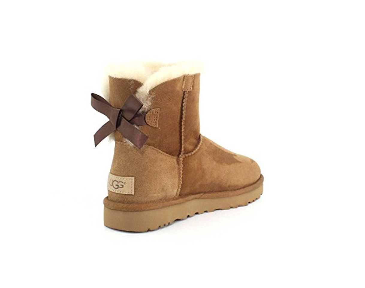 Product UGG Female Mini Bailey Bow II Classic Boot, Chestnut, 7