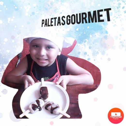 Paletas gourmet hechas por un niño de 4 años 😃