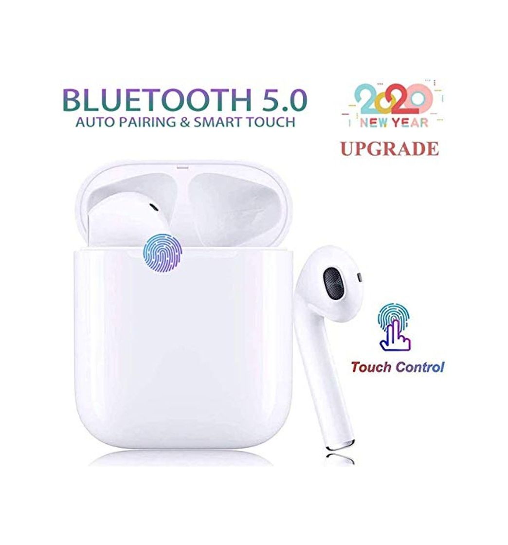 Product i12 TWS Auriculares inalámbricos Bluetooth 5.0, Control táctil, Mini Auriculares intrauditivos, emparejamiento