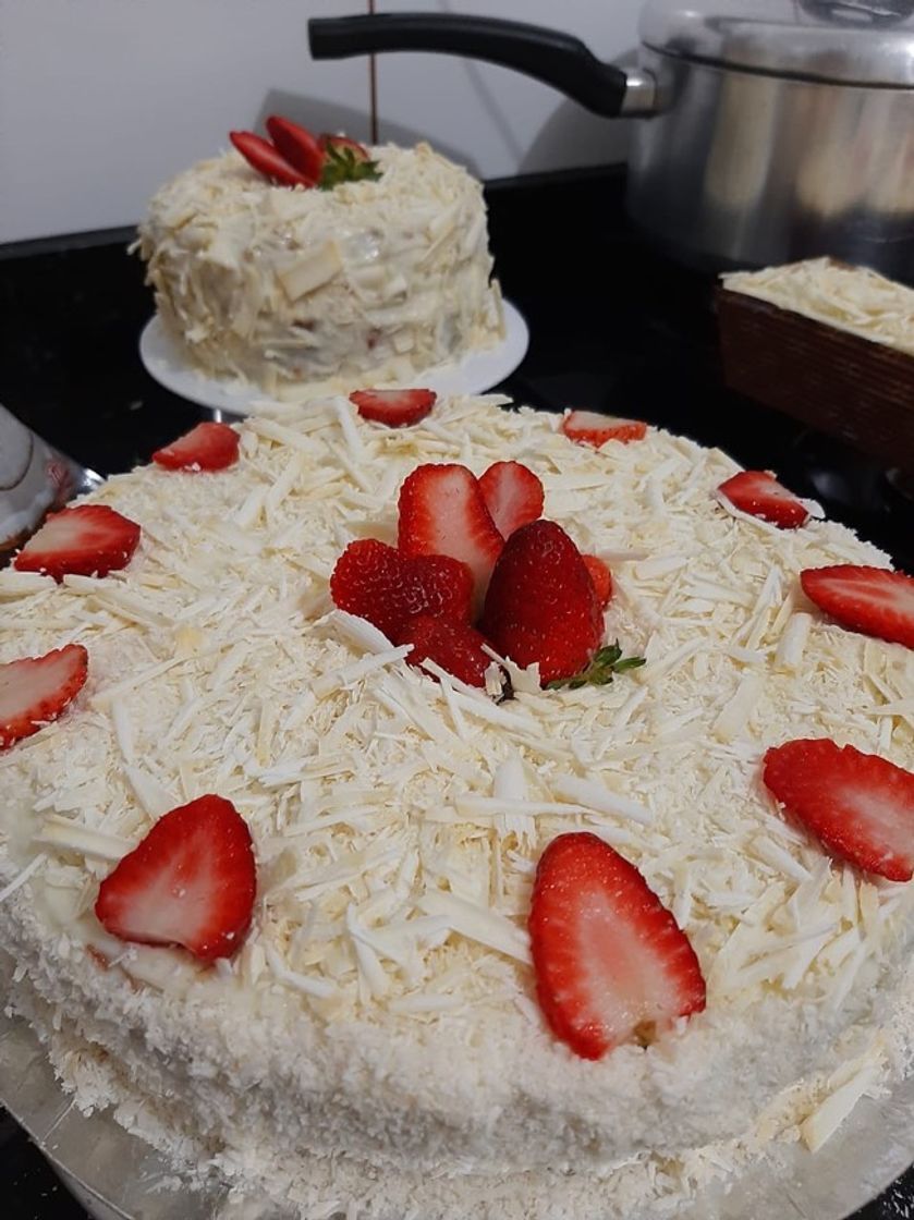 Fashion Receita de Bolo de leite em pó com morango!