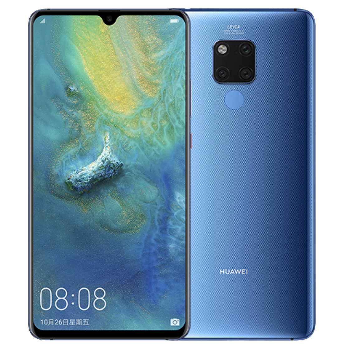 Social Huawei Mate20 128 GB/4 GB Dual SIM Smartphone - Midnight Blue