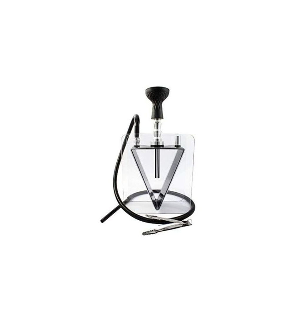 Beauty Cachimba premium con forma triangular - Kit con cazoleta, mangera y pinzas