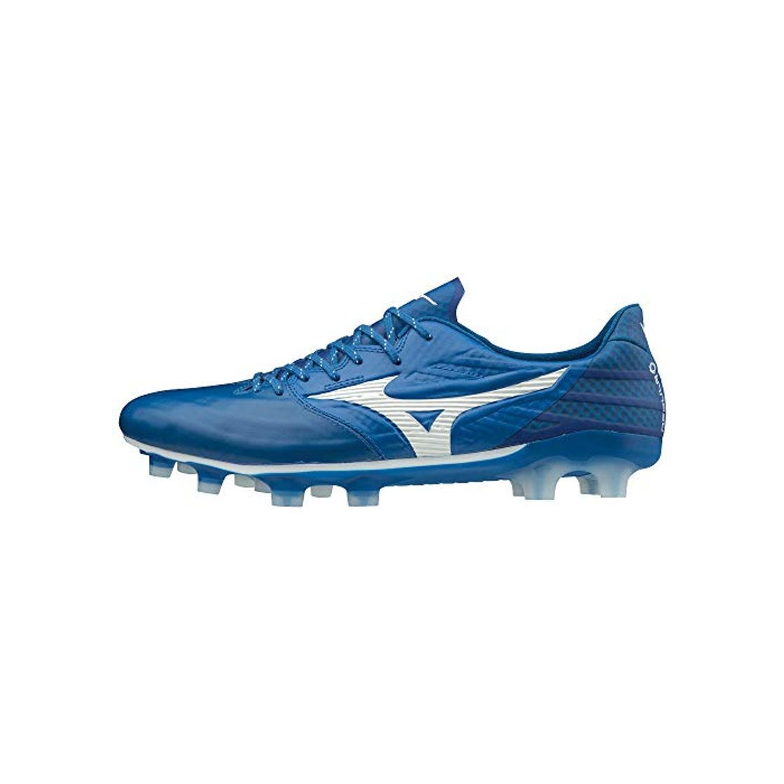 Social Mizuno Rebula 3 Elite, Bota de fútbol, Snorkel Blue-White-Blue Atoll, Talla 9.5