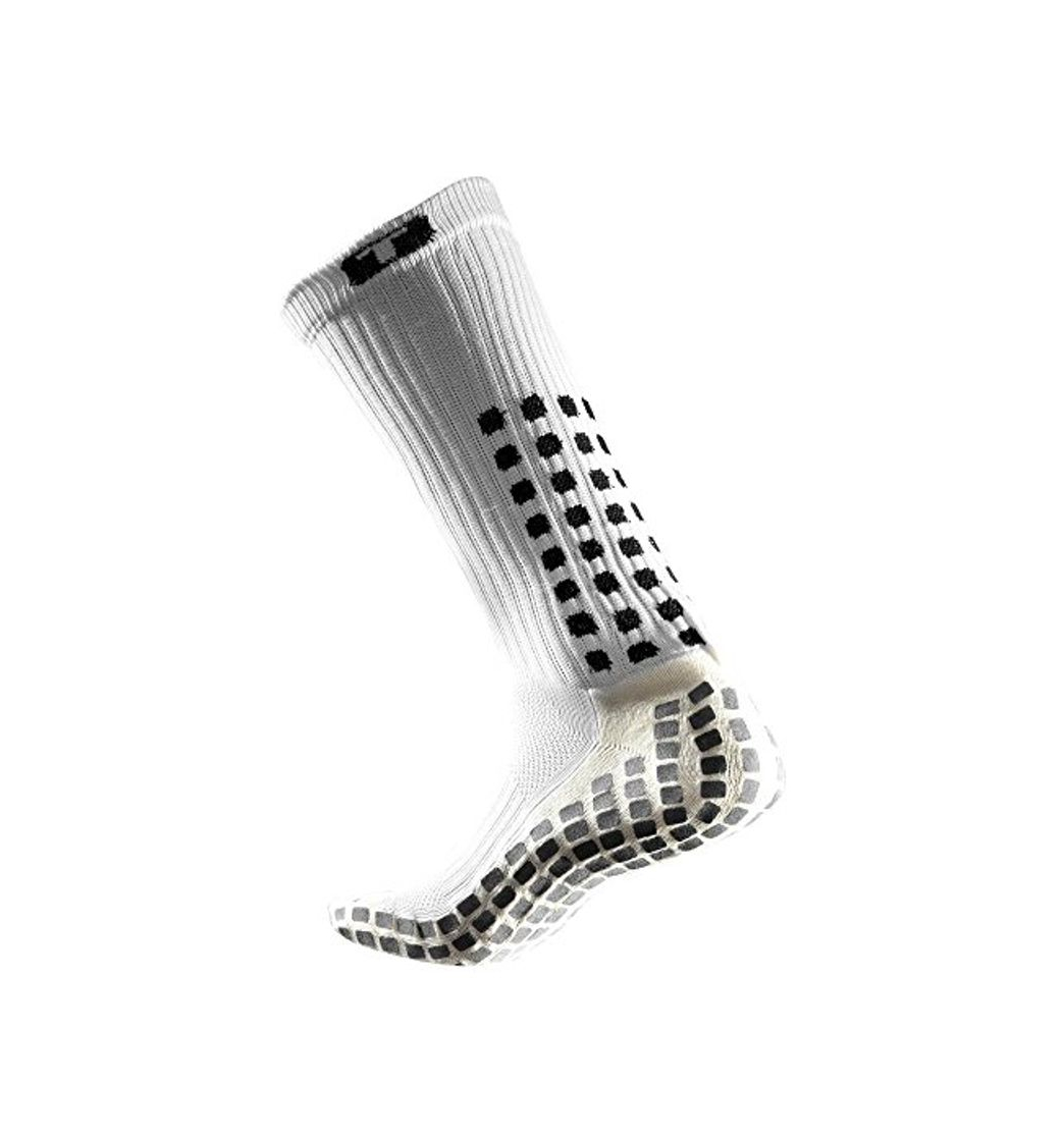 Product Trusox MCT Calcetines Cortos con Acolchado, Hombre, Blanco/Negro, L (44