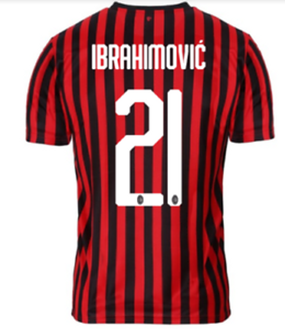 Fashion Maglia Ibrahimovic Milan

