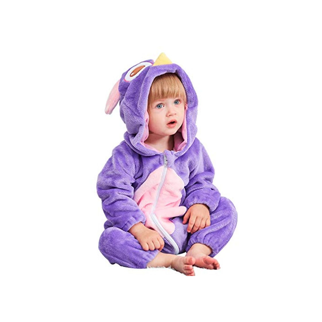 Fashion MICHLEY Bebé Ropa Niños Niñas Pijama Disfraces Primavera Franela Traje Animales Pelele