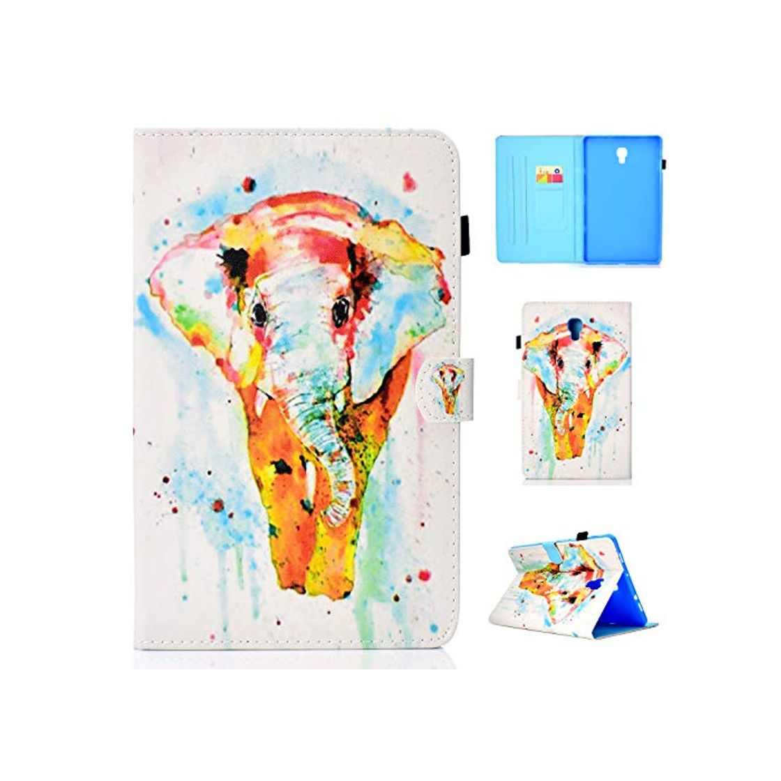 Social YKTO Funda para Samsung Galaxy Tab A Ultra Resistante antigolpes Soporte Plegable