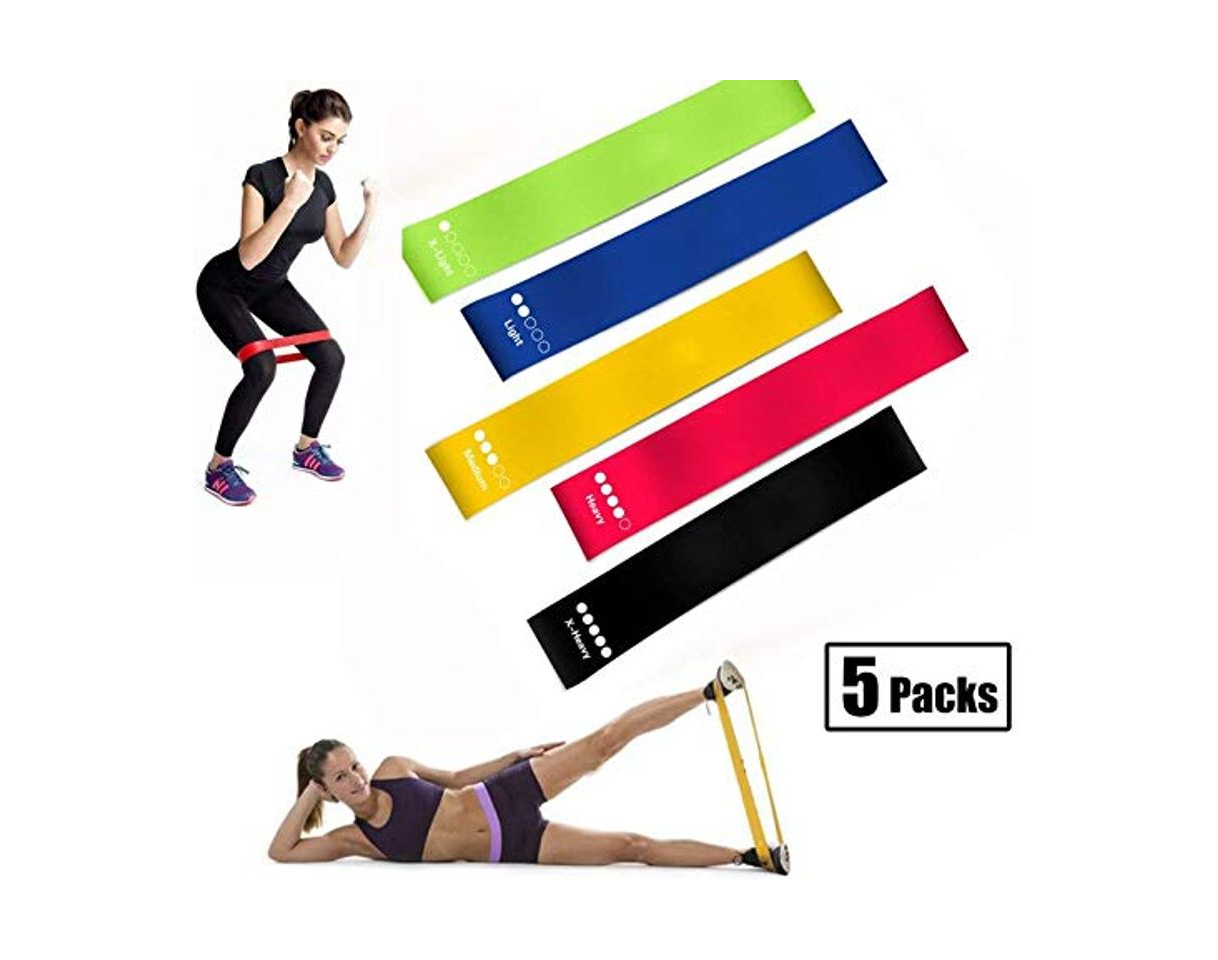 Producto Aowentrade Resistance Bands Exercise Loops, Resistance Loop Bands, Natural Latex Workout Bands