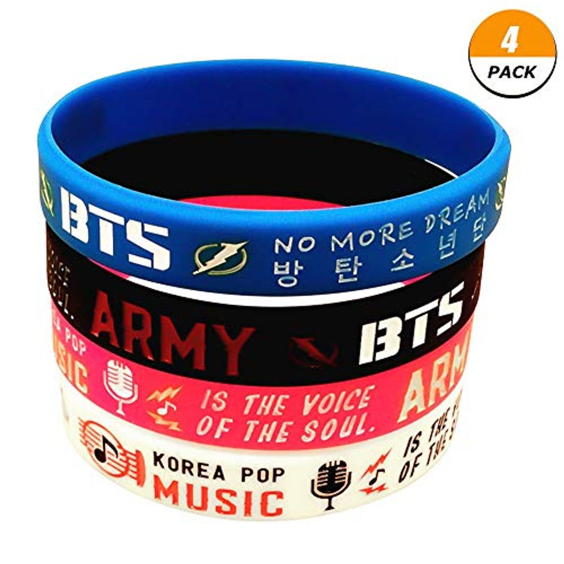 Product KroY PecoeD Pulsera Unisex de Silicona BTS