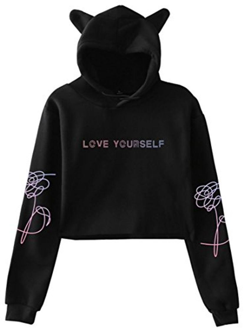 EMILYLE Unisex Bangtan Boys BTS Fans KPOP Hip Pop Moda Deportiva Top