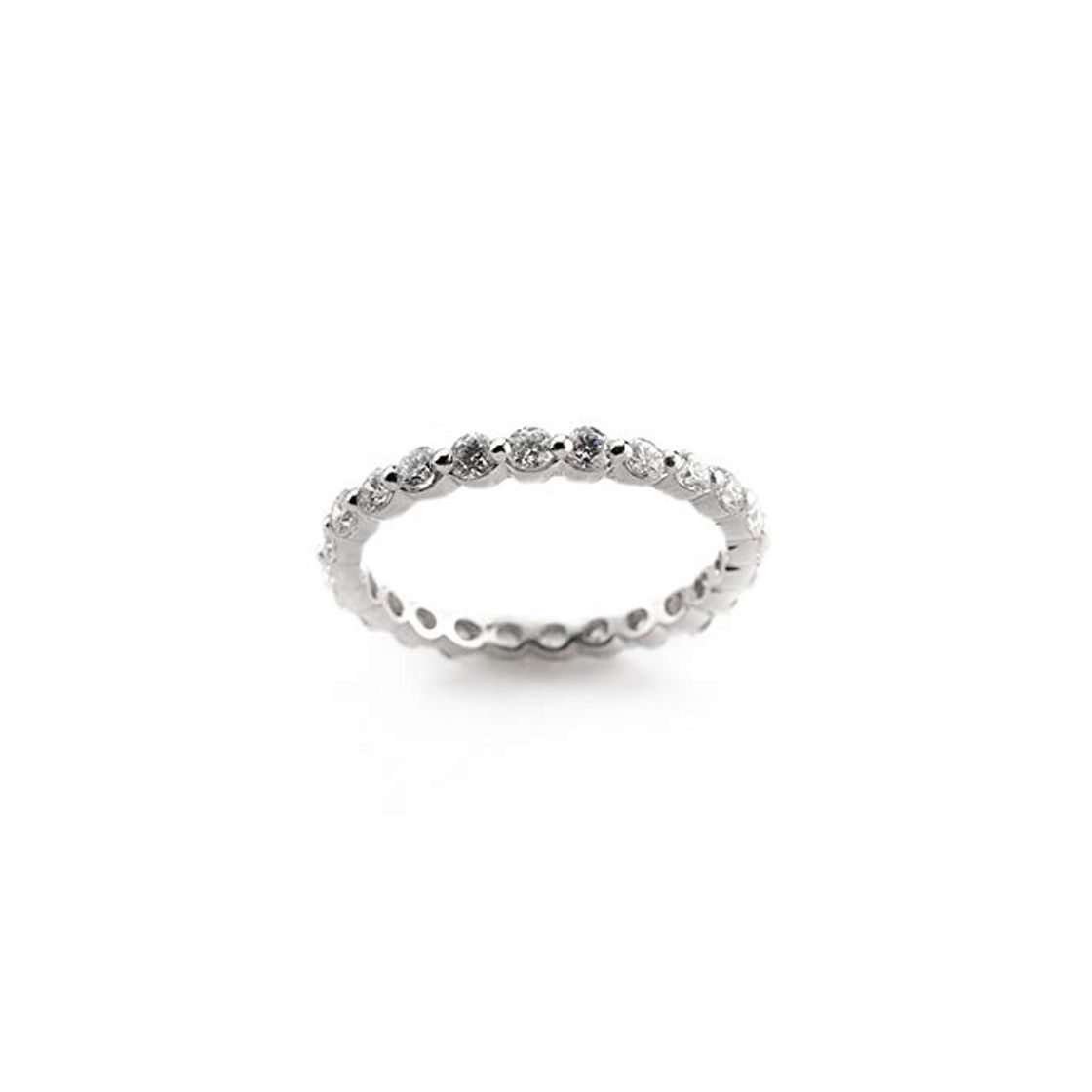 Social Anillo Eternity Girodito de oro 18 kt 750 y diamantes 1