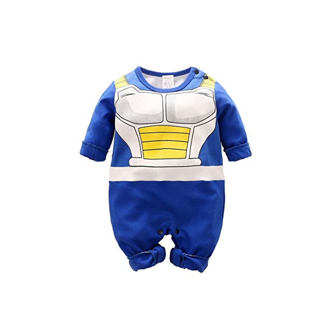 Social Ropa de Bebé Recién Nacido Vegeta Bebé Precioso Mameluco de Dibujos Animados de Manga Larga