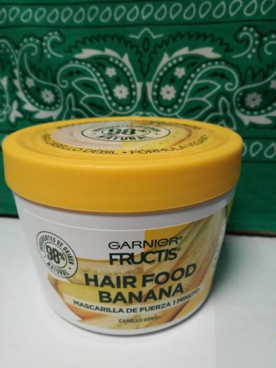 Garnier fructics máscara nourrissant Hair Food plátano