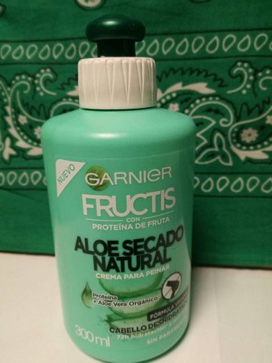 Garnier Fructis Aloe Secado Natural Crema Gel sin Aclarado - 3 Recipientes