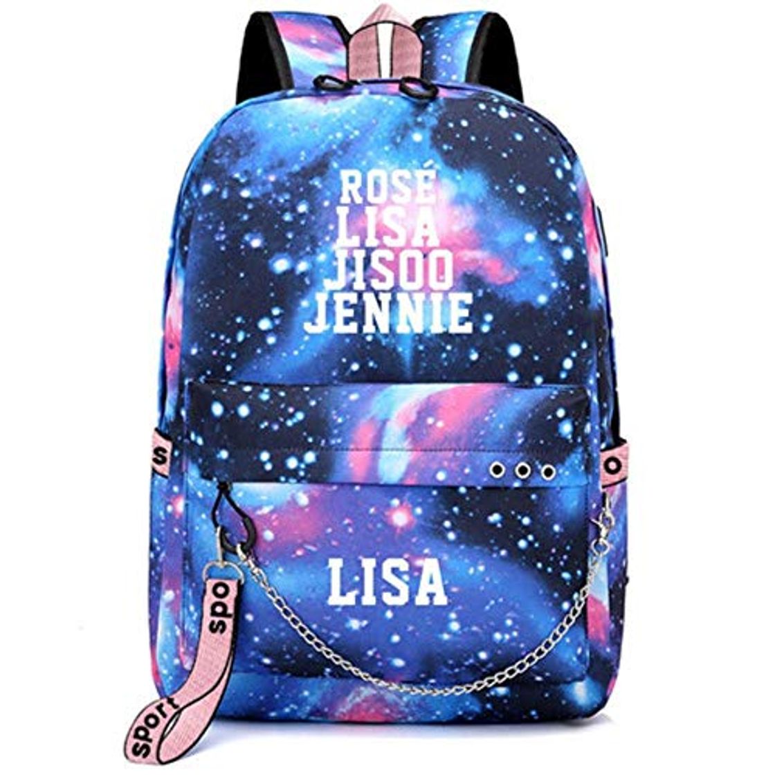 Fashion GuiSoHn Mochila de Viaje al Aire Libre Mochila Escolar Portátil Blackpink Casual Mochila para Estudiante