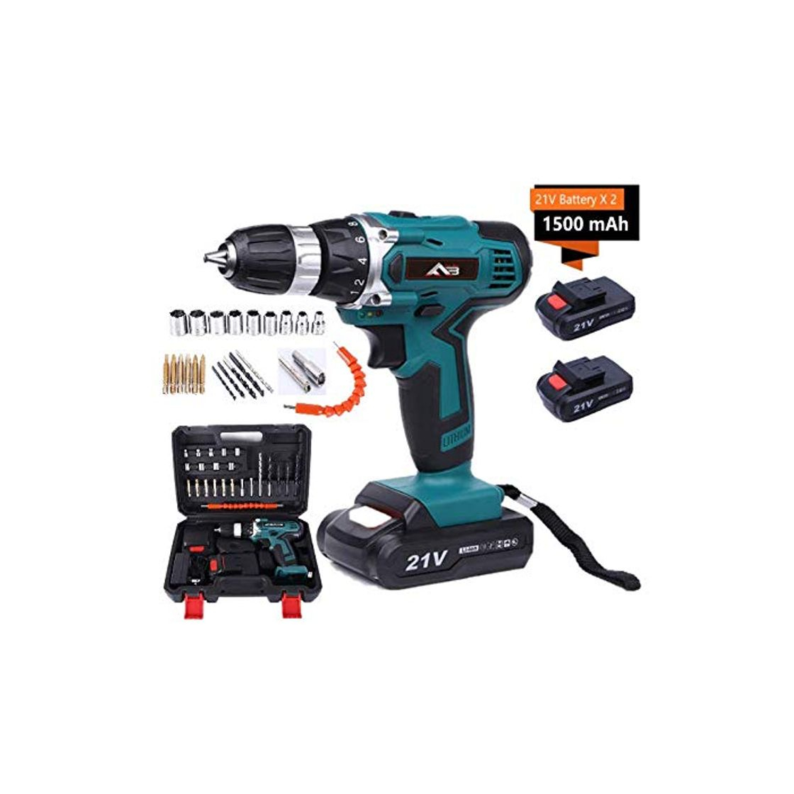 Social Flybiz 1650/min Taladro Atornillador 21V