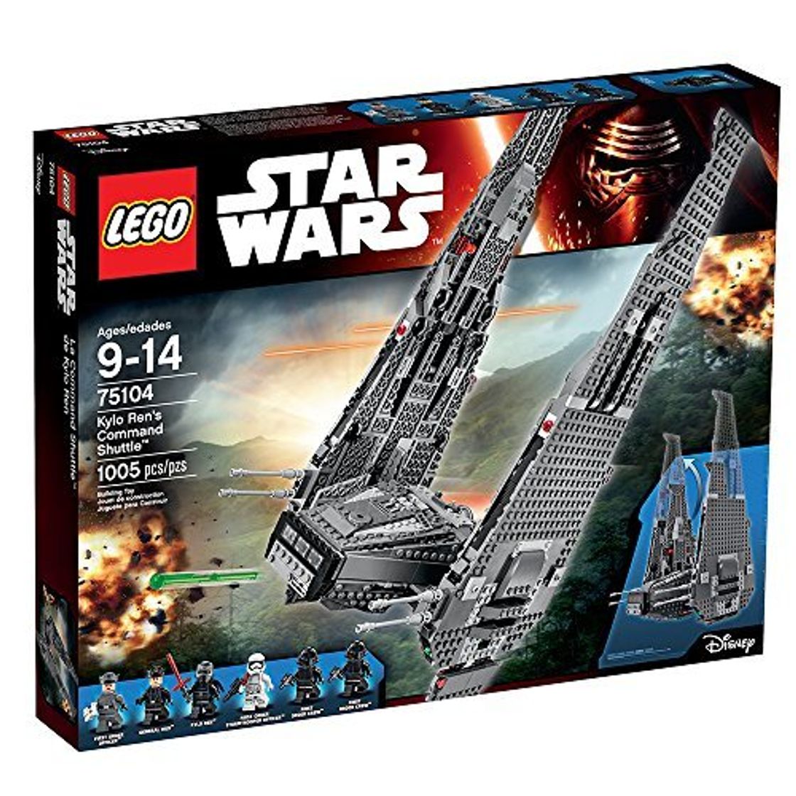 Social LEGO Star Wars Kylo Ren 's Command Shuttle 75104