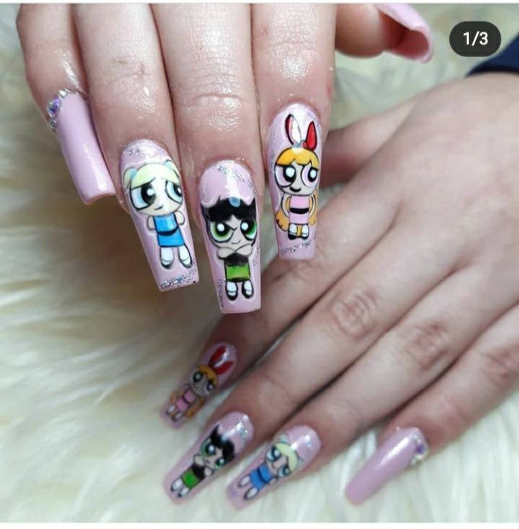 Fashion Uñas de las chicas súper poderosas 