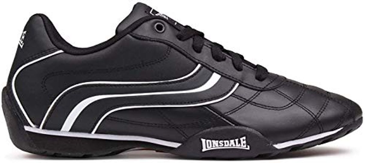 Social Lonsdale Camden Hombre Zapatillas Deportivas Cuero Cordones Multicolor 45 1