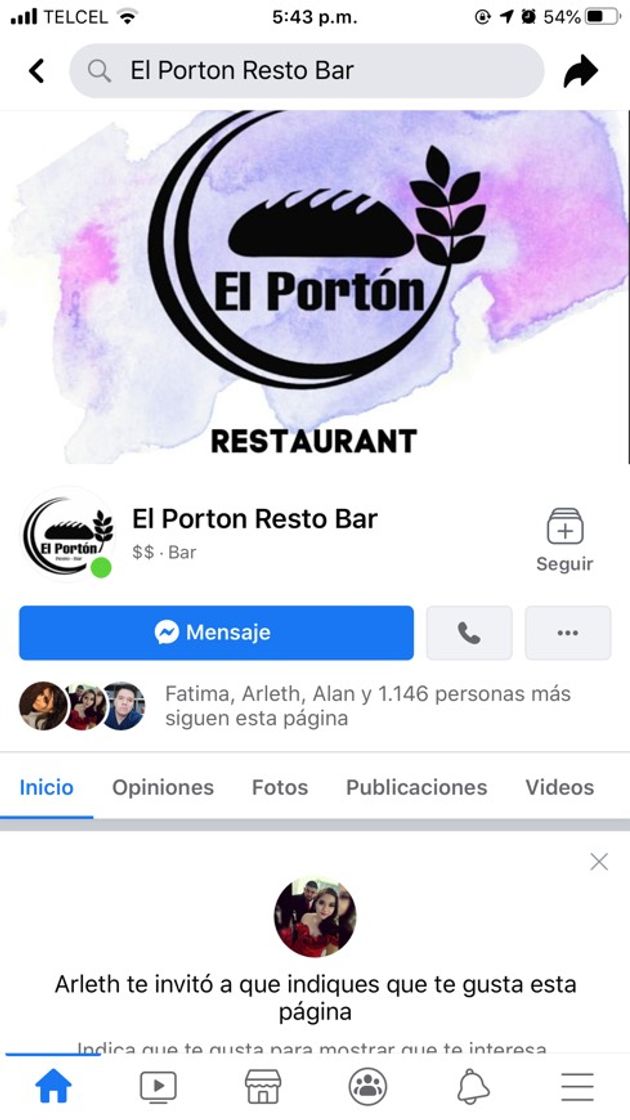 Restaurantes El porton resto bar