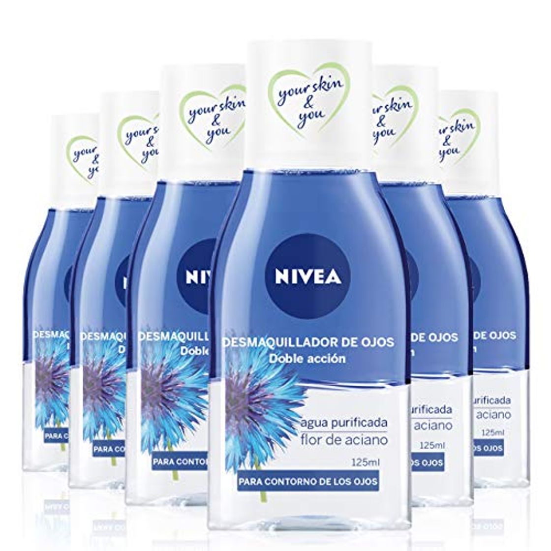 Place NIVEA Desmaquillador de Ojos Doble Acción en pack de 6