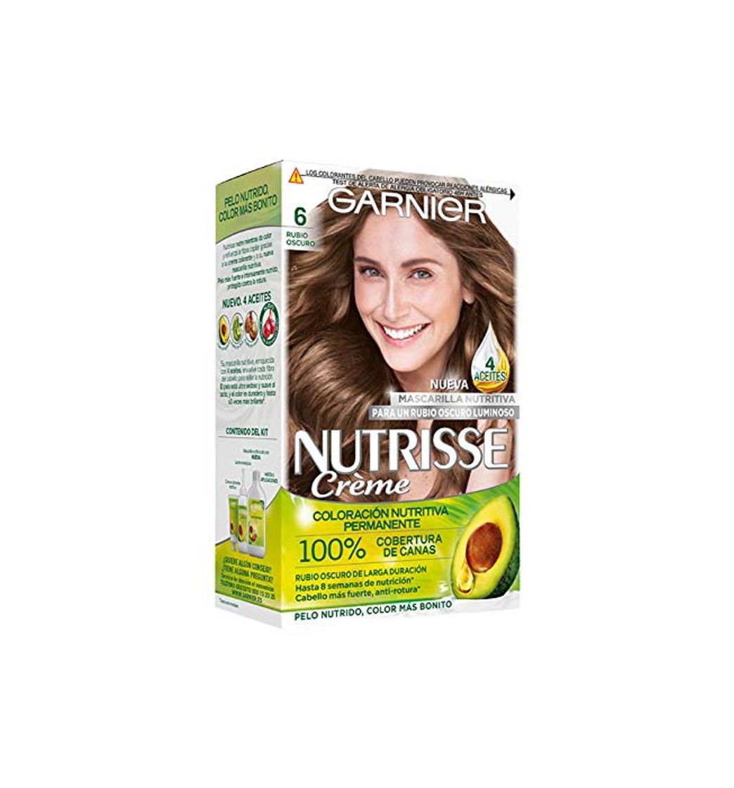 Producto Garnier Nutrisse Creme coloración permanente con mascarilla nutritiva de cuatro aceites