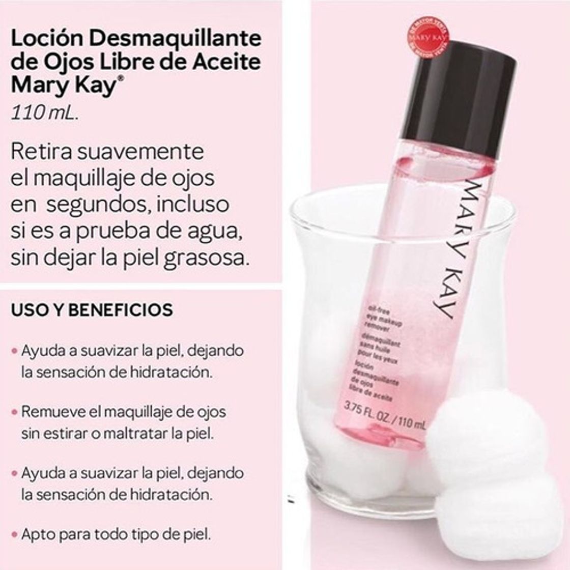 Product Desmaquillante de ojos libre de aceite Mary Kay