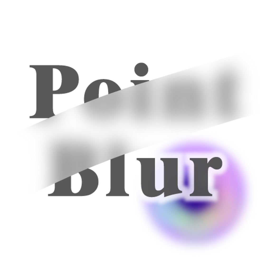 App point blur