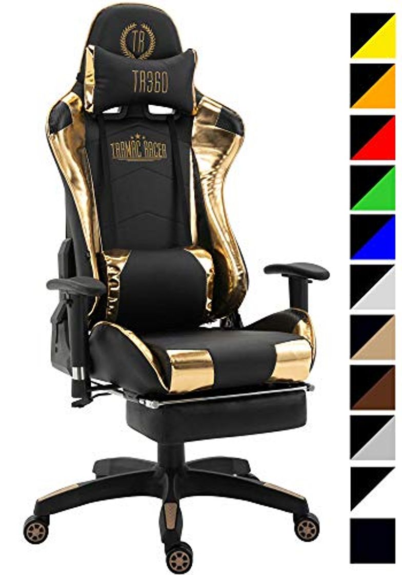 Producto CLP Silla Gaming Turbo Tapizado En Cuero Sintético, Tela o Cuero Sintético