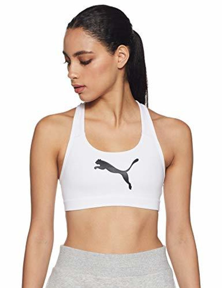 Social Puma 4Keeps Bra M Top, Mujer, Blanco