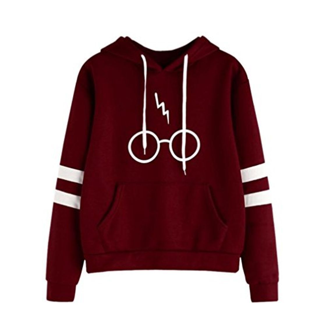 Social K-youth Mujer Sudaderas, Mujeres Harry ✿ Potter Gafas Estampado Sudaderas con Capucha