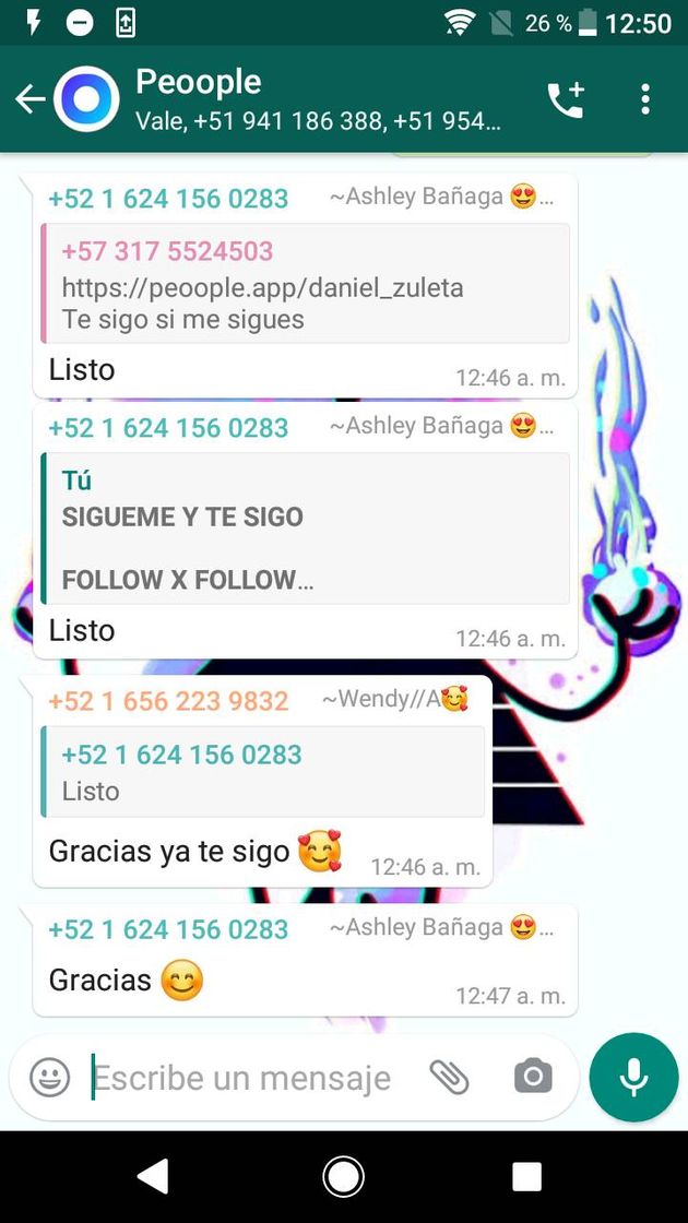 Moda Grupo de whatsapp para ayudarnos en peoople 👍👍👍