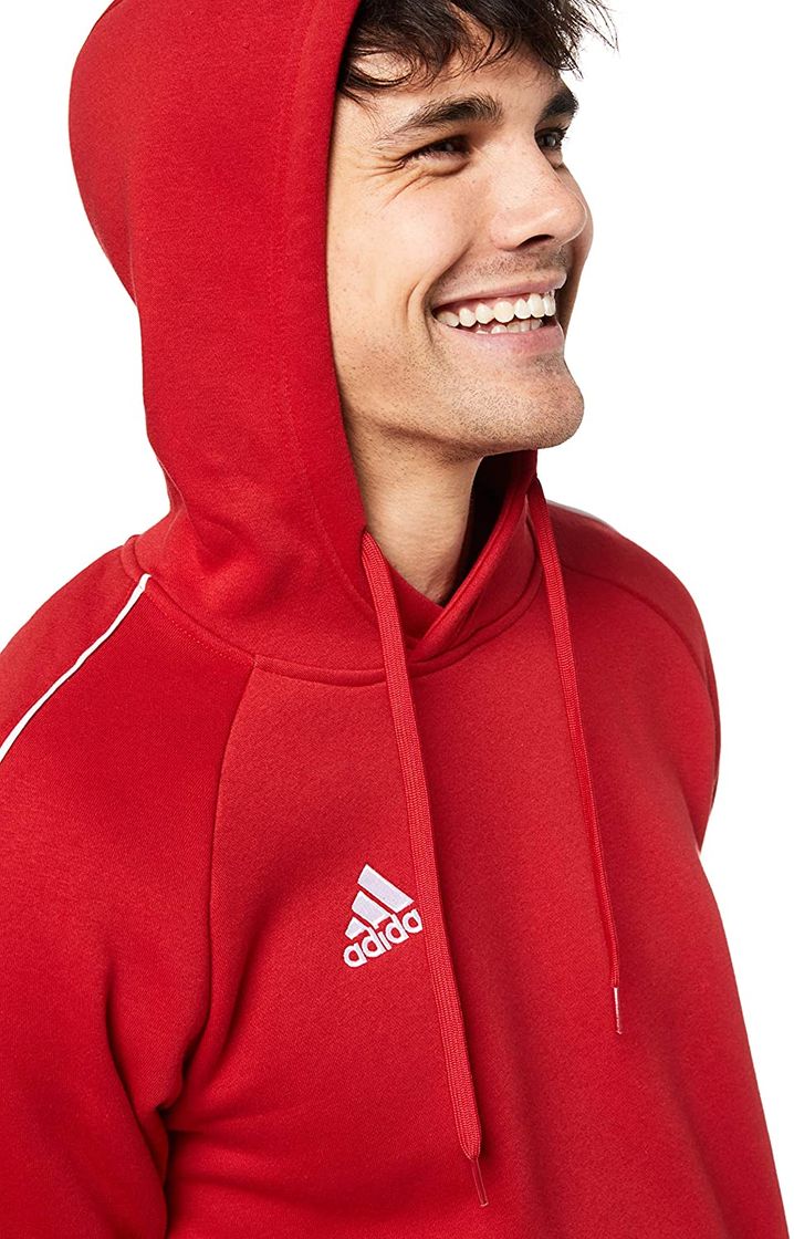 Social adidas Core18 Hoody Sudadera con Capucha, Hombre, Negro