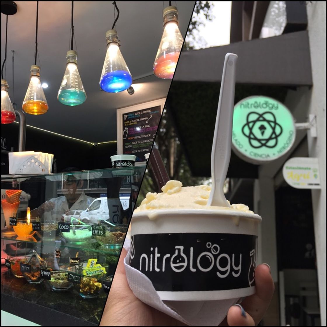 Restaurantes Nitrology - Helados de Nitrógeno