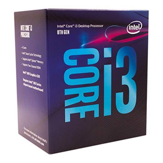 Intel Core i3-8100 3.6GHz 6MB Smart Cache Caja - Procesador