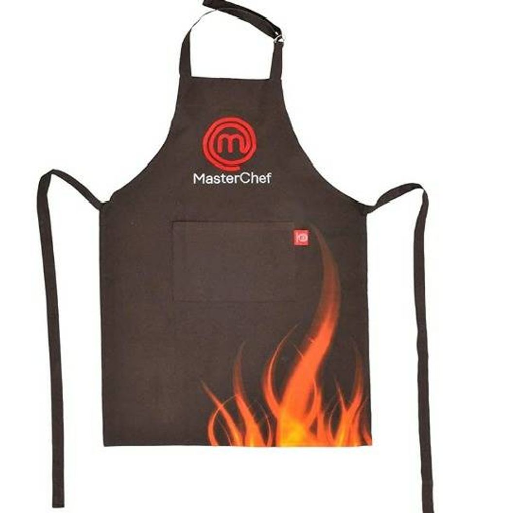 Social Avental Fogo, Algodão, MasterChef MCF-G503, Marrom