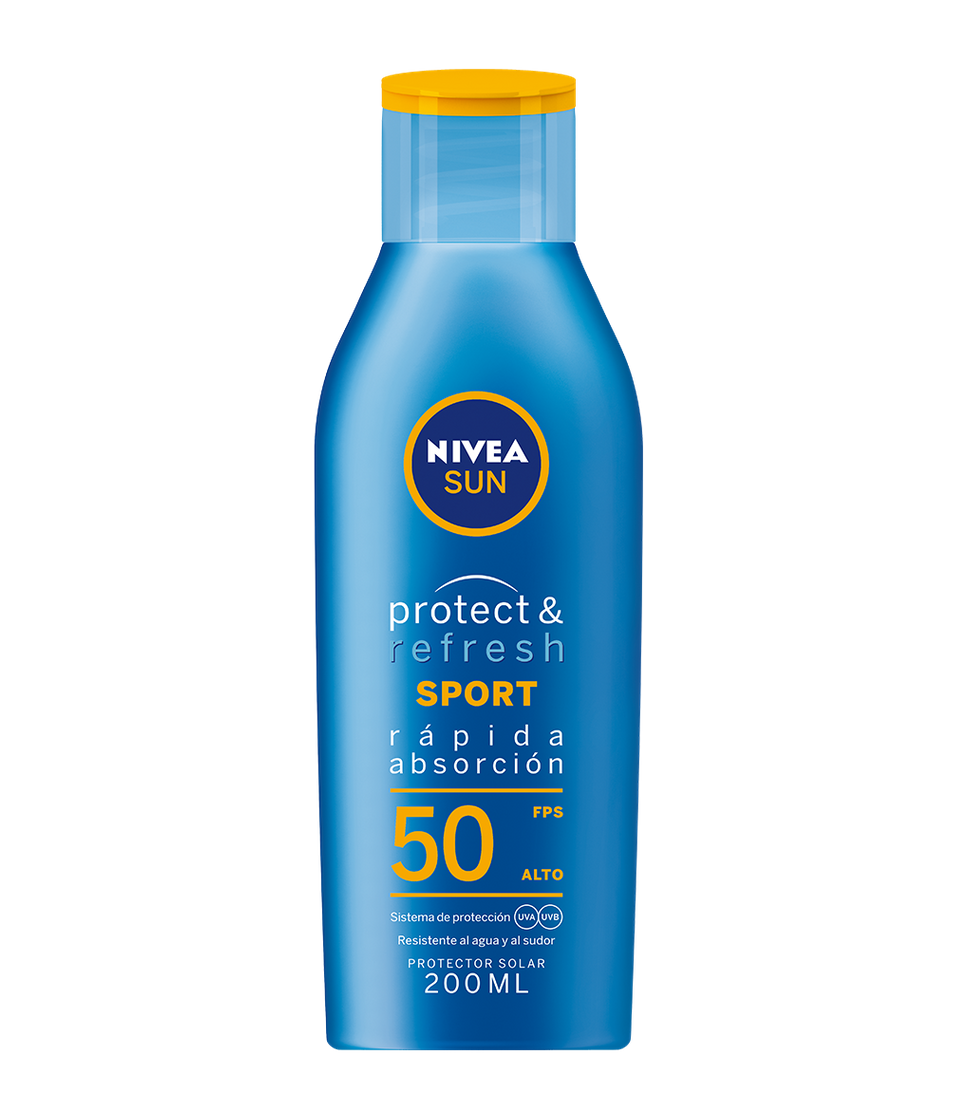 Fashion Nivea Sun protector sensación ligera, FPS 50. 

