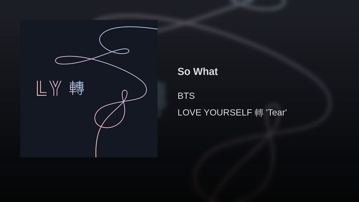 Canción So What - BTS 