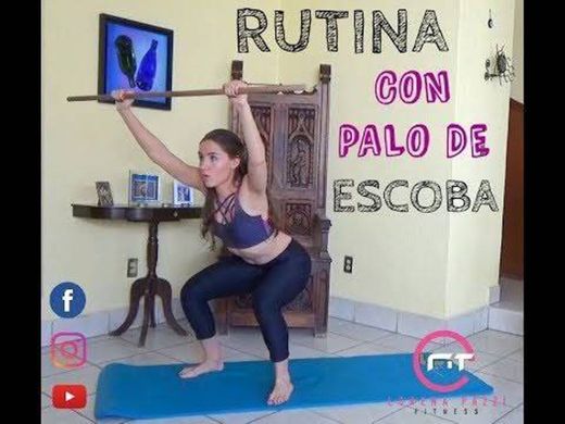 RUTINA CON PALO DE ESCOBA / CUERPO COMPLETO 🔥🏃‍♀️💪