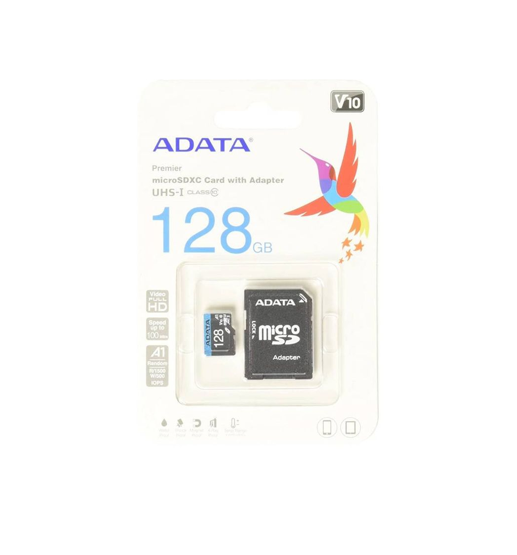 Product ADATA 128 GB Tarjeta de Memoria Micro SDXC con Adaptador 