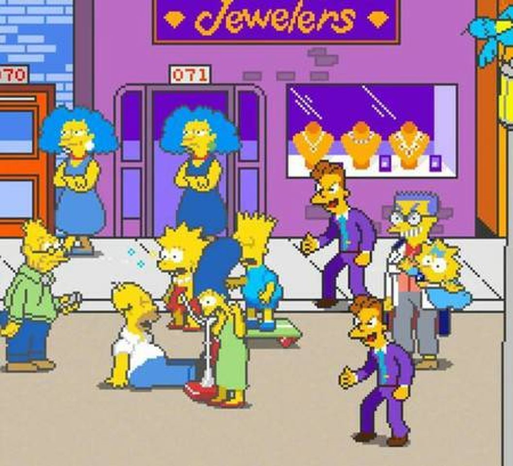 Videogames The Simpsons Arcade Game